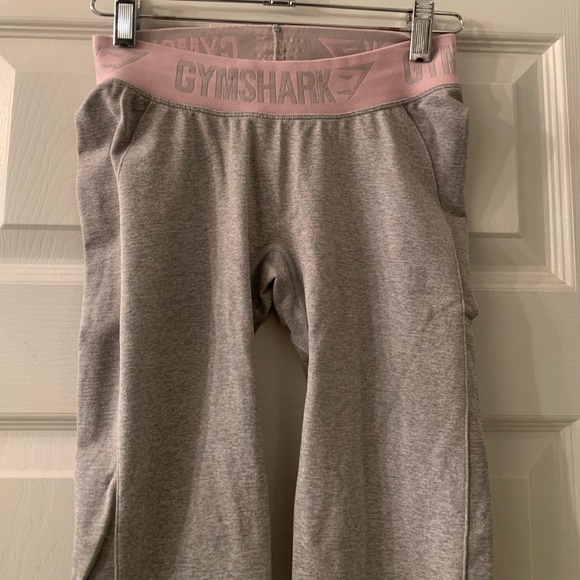 Pink Grey Gymshark Flex Workout Athletic Leggings Bootie - Picture 6 of 7